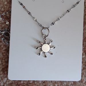 Sun pendant necklaces